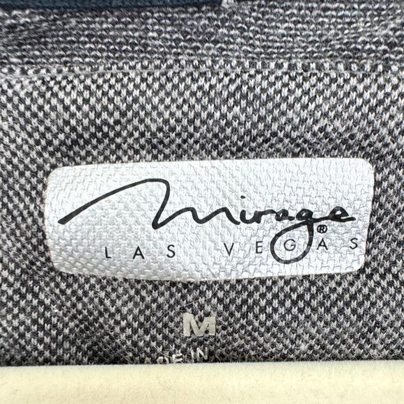 Las Vegas Mirage Resort Hotel Quarter Zip Pullover Top Sz M Permanently Closed - Picture 2 of 6